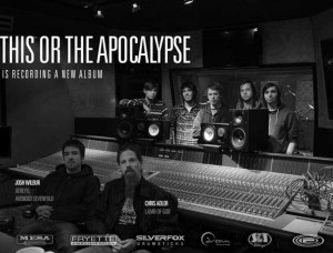 (l-r) Josh Wilbur, Chris Adler and This Or The Apocalypse