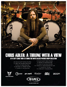 Lamb of God’s Chris Adler in Long Island on 3/14 for “A Throne with a View” Tour; Plus New LOG Book