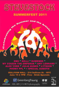 Event Alert: SteveStock Summerfest 2011 This Wednesday, 6/15