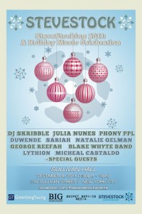 Event Alert: SteveStocking 2011 Tuesday, 12/6 w/Phony PPL, DJ Skribble, Natlie Gelman, Michael Castaldo