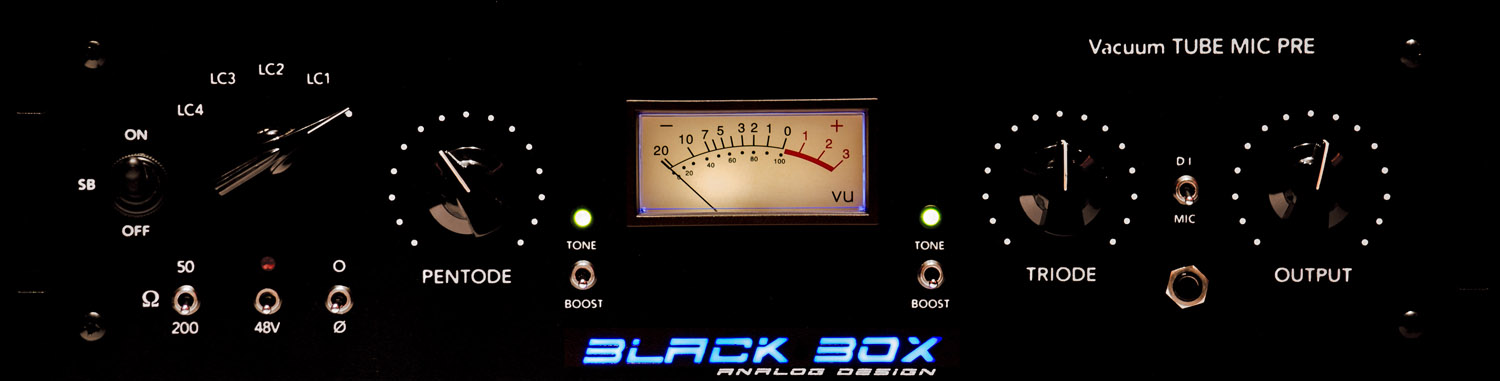 The All-Tube “Black Box” Mic Preamp Now Available