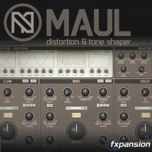 FXpansion Releases Maul — Multi-band Distortion and Tone Shaper