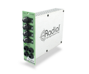 Radial Introduces the Submix 500 — 4X1 Mixer Module