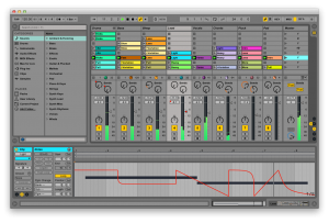 Ableton Live 9, looking flavorful.