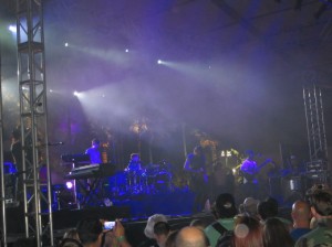 Foals performing in the Gobi Tent.