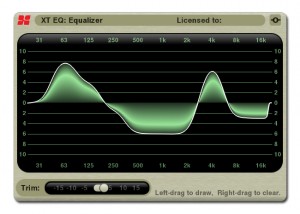 The XT-EQ Equalizer plugin from the XTools bundle.