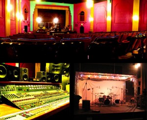 Views of Studio A at Loud Palace