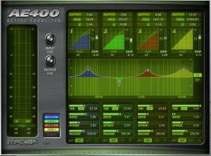 The AE400 Active EQ is suitable for music production, post production and live sound.