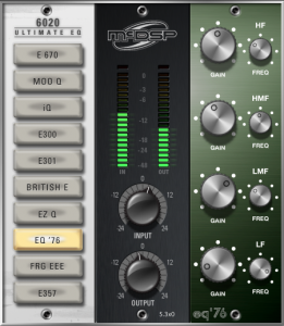 A variety of 10 equalizers in one plugin.