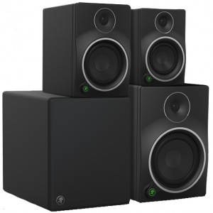 The complete line of the new MRmk3 studio monitor series.