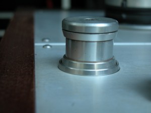 The tape guide roller of a Studer A820.
