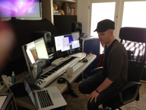 IAMEVE worked with Andrew Lockington on the demo for the film score in his Logic Home Studio setup. 