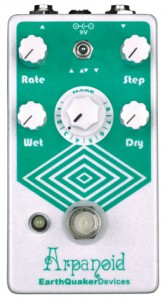 The Arpanoid is a polyphonic pitch arpeggiator for single notes or chords.