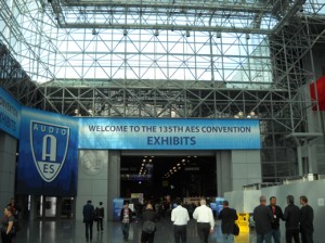 Back at the Javits...with a more welcoming air this time around.