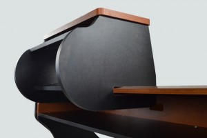 Speakers or computer monitors go on top of GRIPRACK, with 2U or 4U or gear below. 