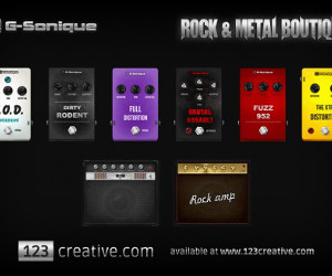 123creative.com Releases ROCK and METAL Boutique — Digital Pedals & Combos