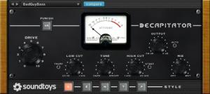 Hewitt reaches for SoundToys' Decapitator to satch it.