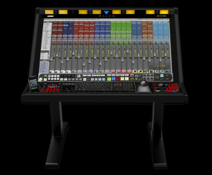 The Slate Raven MTX multi-touch audio production system.