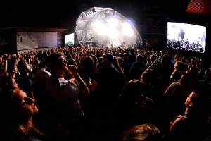 EDM is big in every way -- The audience digs into a concert at Sonar Festival on June 14, 2014 in Barcelona Spain (Image supplied by Shutterstock).