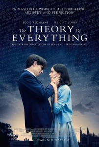 For scientists and lovers, "The Theory of Everything" has earned five Oscar nominations.