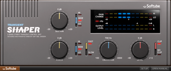 Softube Transient Shaper Plug-In Released