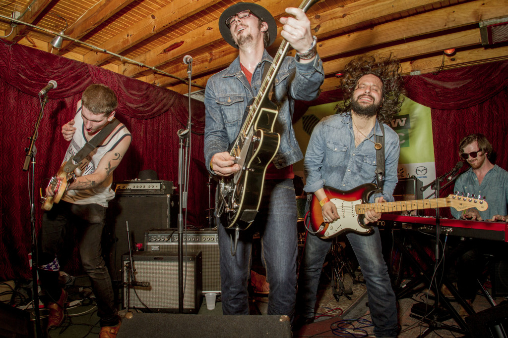 Queens-based rock outfit Hollis Brown at SXSW. Photos and story by Becky Yee.