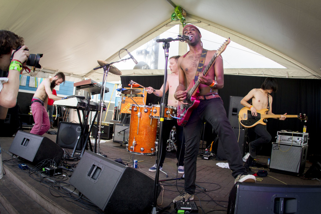 Baby Baby perform at SXSW. Photos and story by Becky Yee.