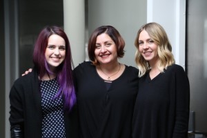 L-R: The updated LA team at Elias Arts includes Production Coordinator Allee Futterer, Executive Producer Vicki Ordeshook and Head of Production Katie Overcash.  