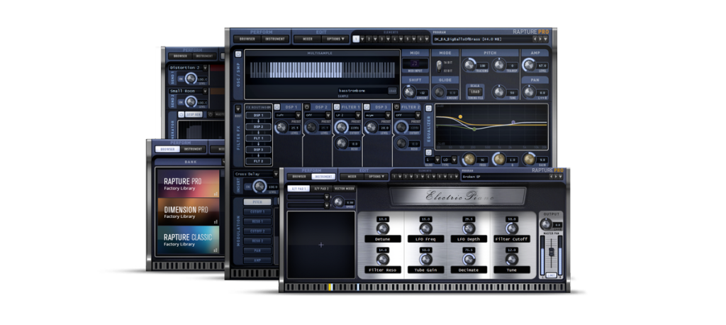 With a more than 10GB of combined samples and patches, Rapture will beam your creativity to a higher level.