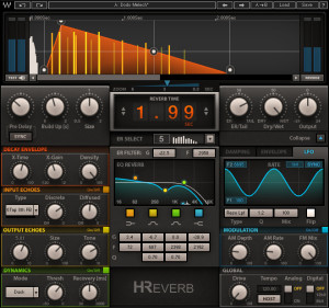 H-Reverb's interface is complete with EQ, Modulation, Decay Envelope, Dynamics, and more.