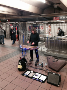 Paul Juba Mueller makes up the New York City's subway soundscape. 