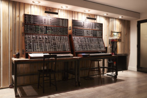 Modular synth system at Savoy's new project studio.
