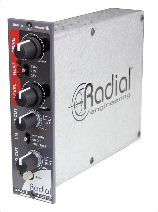 Radial Engineering Shipping Space Heater 500-Series Tube Overdrive