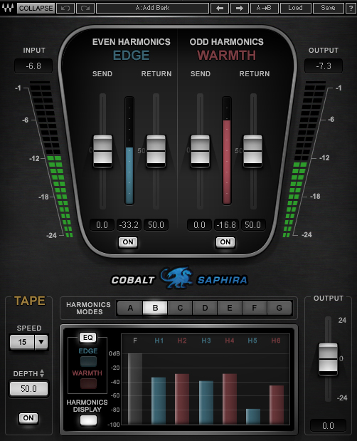 Waves Releases Cobalt Saphira – Add and Enhance Harmonic Content