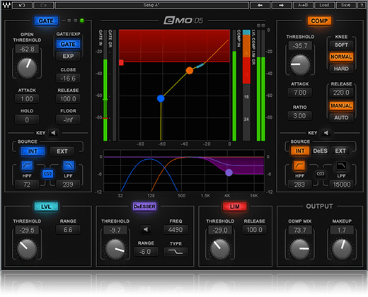 Waves Audio Launches eMo D5 Dynamics Plugin: 5-in-1 Multi-Dynamics with Parallel Detection