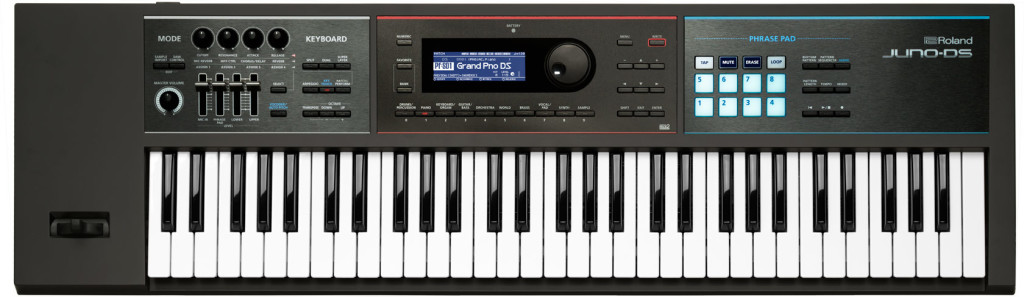 The JUNO-DS61 synthesizer.