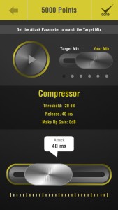 The compressor in Studio Ears 2.0 can help you learn to identify and match attack times.