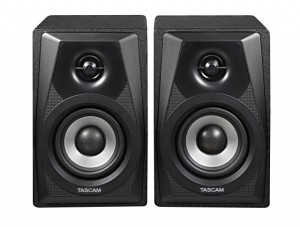 Tascam's SL-V3 powered monitors. Bragging about three inches never felt so right.