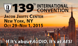 Join us at this year's AES Convention