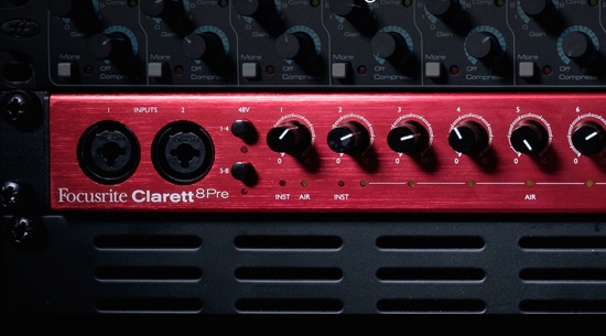 New Gear Review: Focusrite Clarett 8Pre Interface
