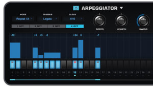 A view of the arpeggiator on Omnisphere 2.