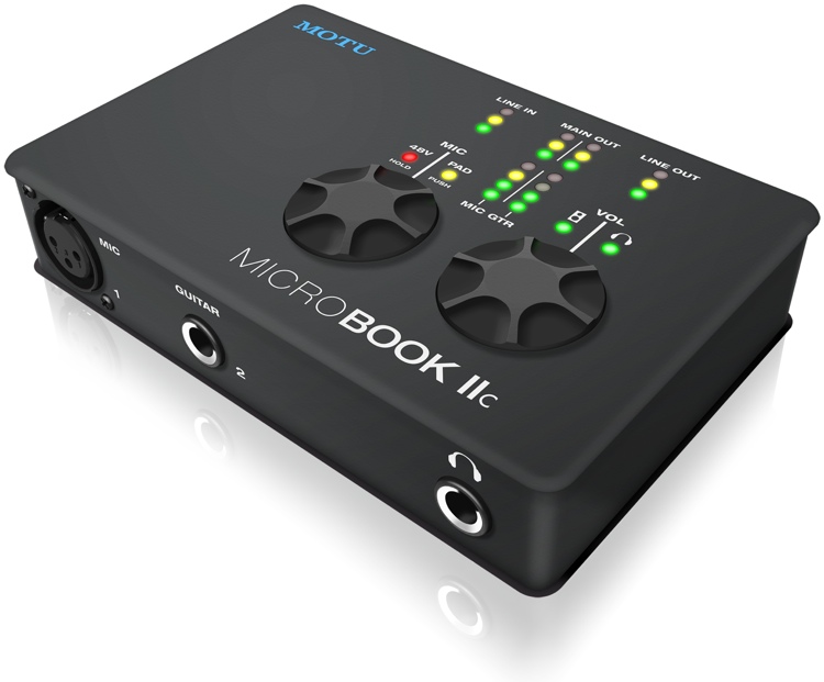 MOTU Introduces MicroBook IIc Ultra Compact Audio Interface