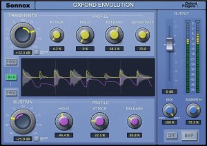 Envolution introduces spectral control over the attack and sustain of an audio source.