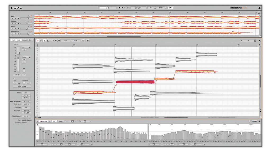 Melodyne 4 editor  