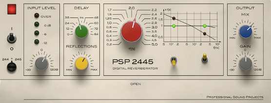 PSP Releases the PSP 2445 – Vintage Reverb Inspired PlugIn
