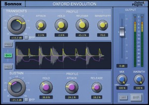 Envolution is a frequency dependent envelope shaper.
