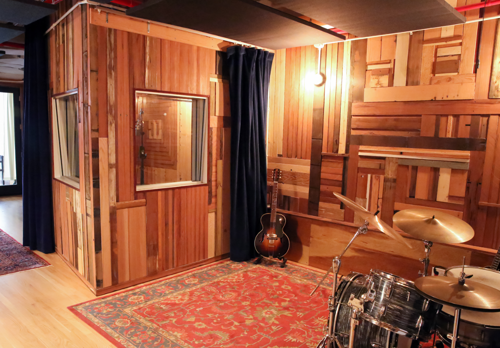 All Figured out: Another angle on the live room.