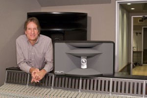 Allen Sides, Ocean Way Audio Founder and CEO, pictured with the HR4 two-way, self-powered monitor