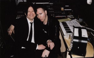 Beavan with Marilyn Manson in 2012. Photo by Lindsay Usich.