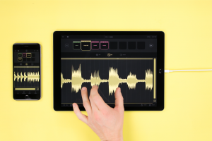 The waveform view allows looping, stretching, and combining sounds to be fast and effortless.